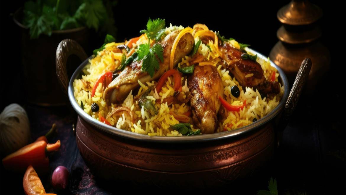 Chicken Biryani Recipe with Enrico’s Ghee